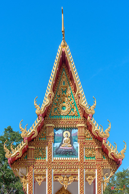 Wat Amphawan Phra Ubosot Gable (DTHU0911)