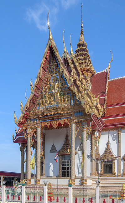 Wat Sakae Phra Ubosot Side Entrance (DTHNR0149)