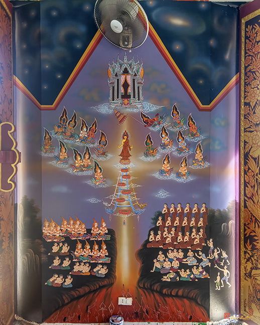 Wat Khao Rang Phra Ubosot Interior Paintings (DTHP0581)