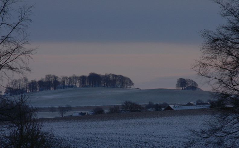 The Ancient hill, winter