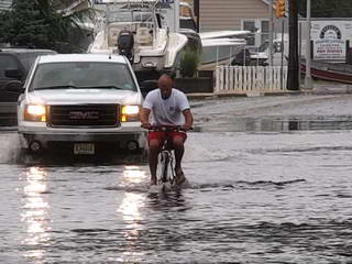 Aftermath of Irene in Brick, New Jersey
