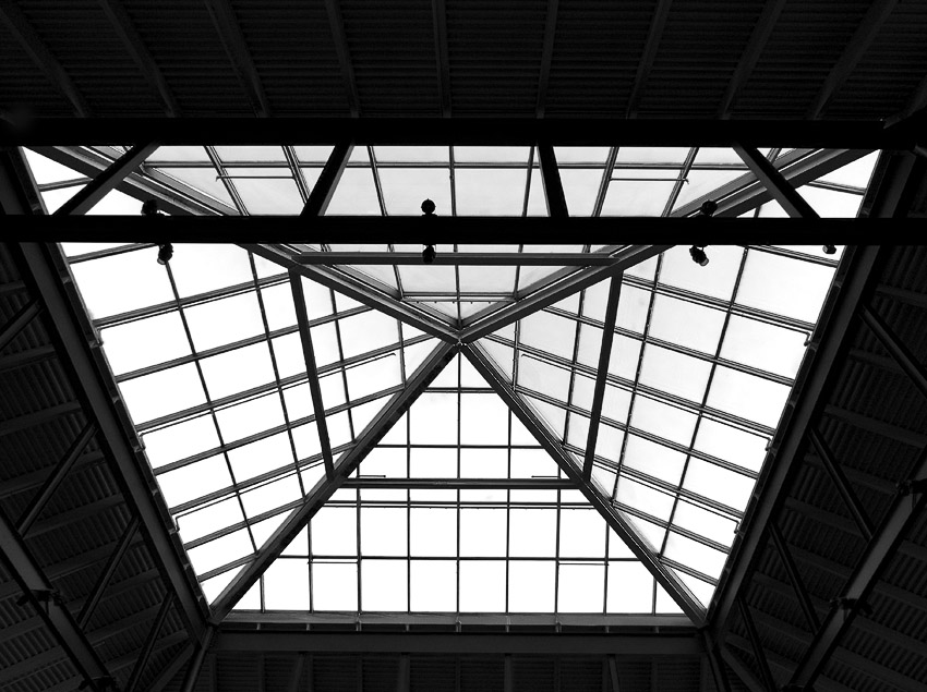 December Challenge: Circles, Rectangles and Triangles - Mall skylight #2