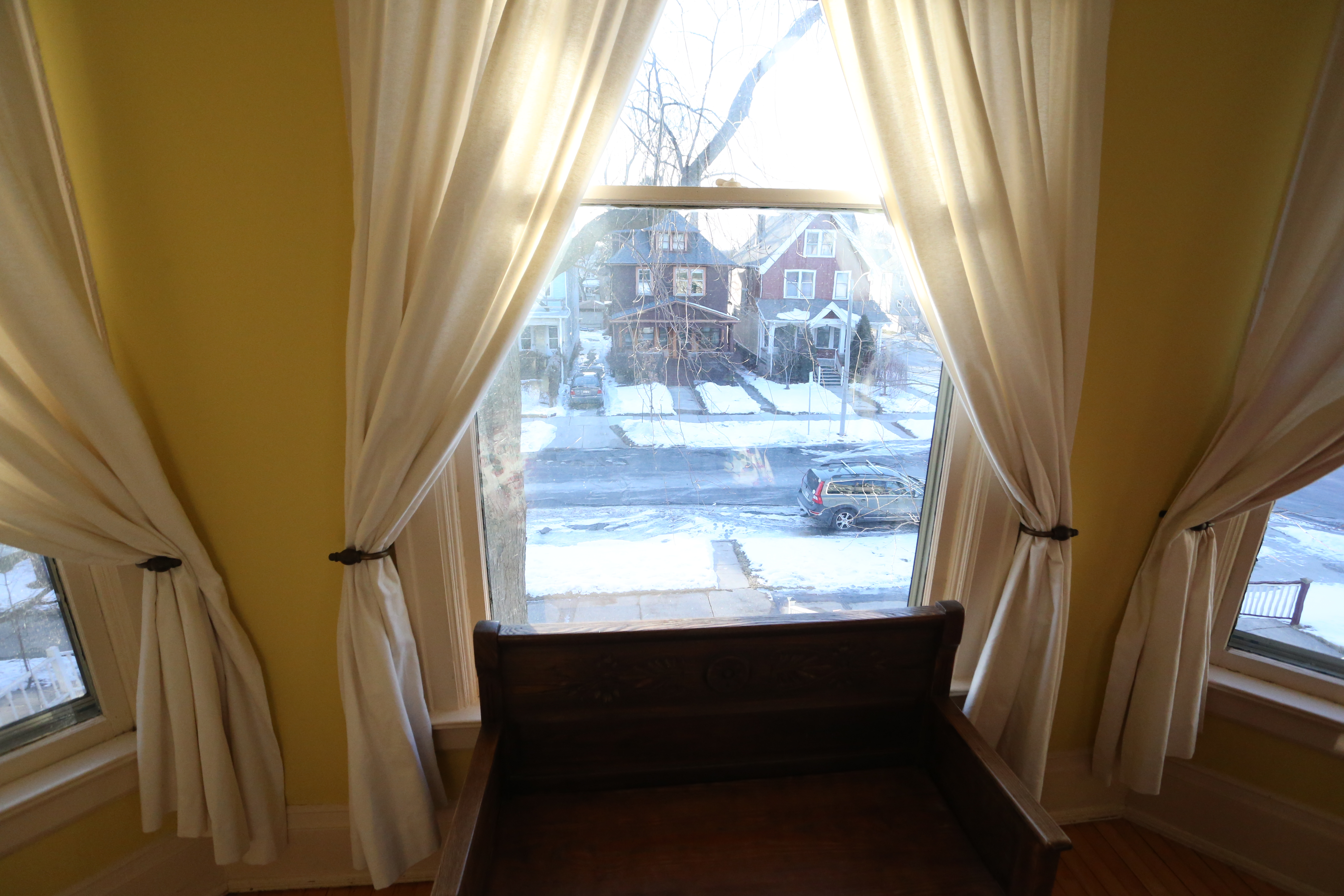 2nd floor main bedroom window to street