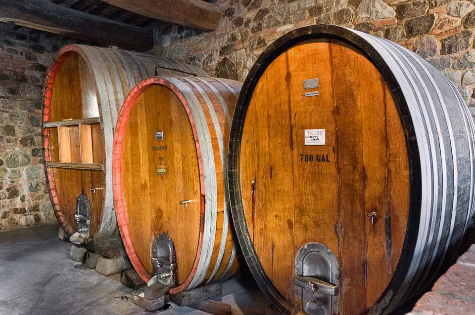 At Castello di Amorosa Winery, Napa Valley