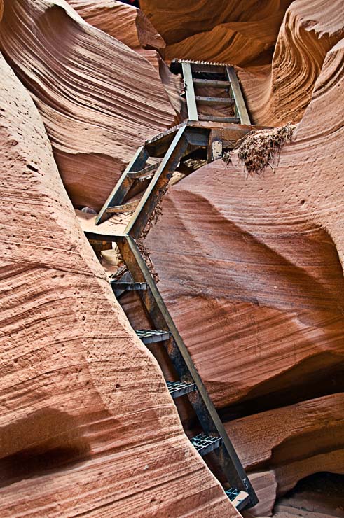 Lower Antelope Canyon - The way down