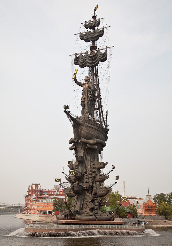Ugly Peter the Great statue