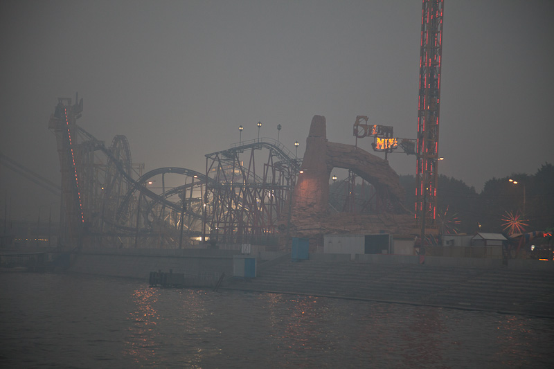 Smoke from the fires