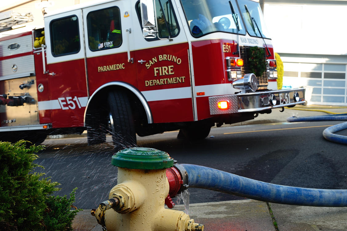 Hillside fire 12-23-2009