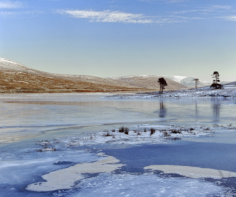 Blue Ice Loch Droma