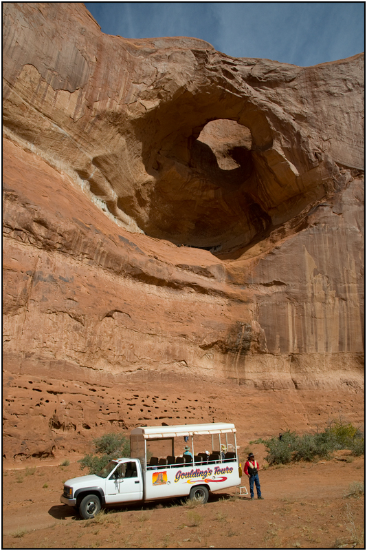 Our Guide and Our Vehicle At Lone Pine Arch
