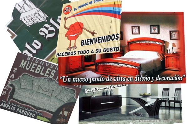 En la Ruta a la Cabecera se Anuncian varias Fabricas de Muebles