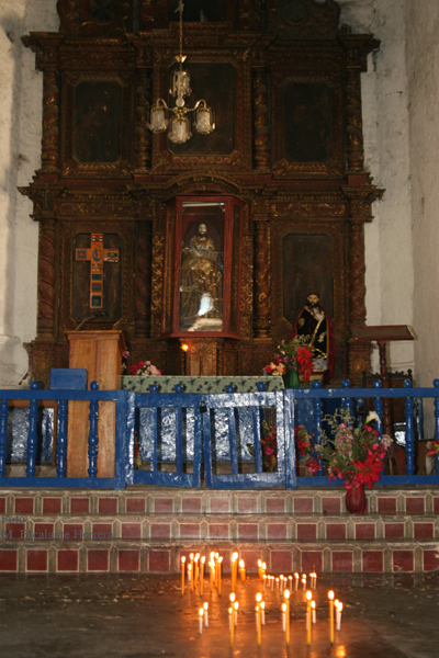 Detalle del Altar Mayor de la Iglesia