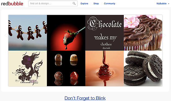 RedBubble Homepage Feature