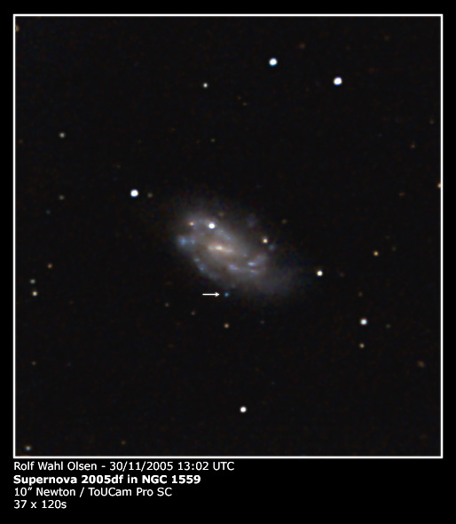 Supernova SN2005df in barred spiral galaxy NGC1559