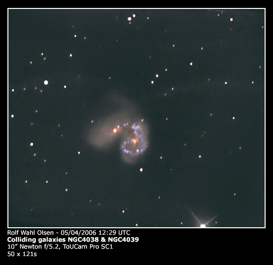 Colliding galaxies NGC4038-39 - The Antennae