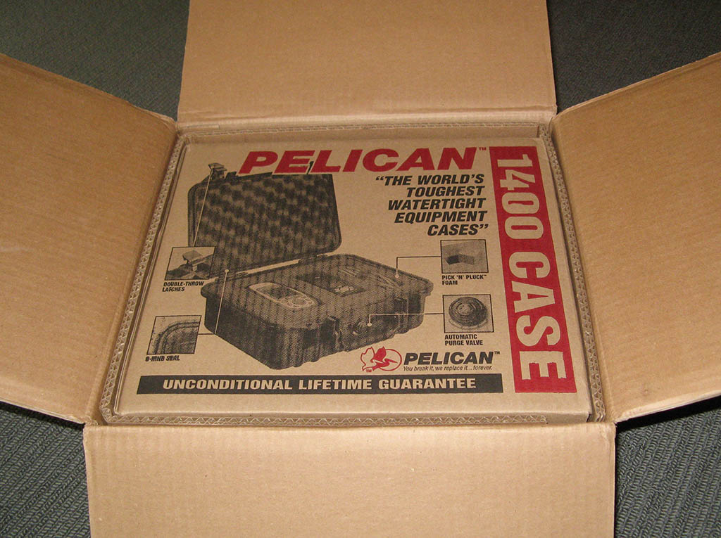 Nice guarantee on the Pelican case