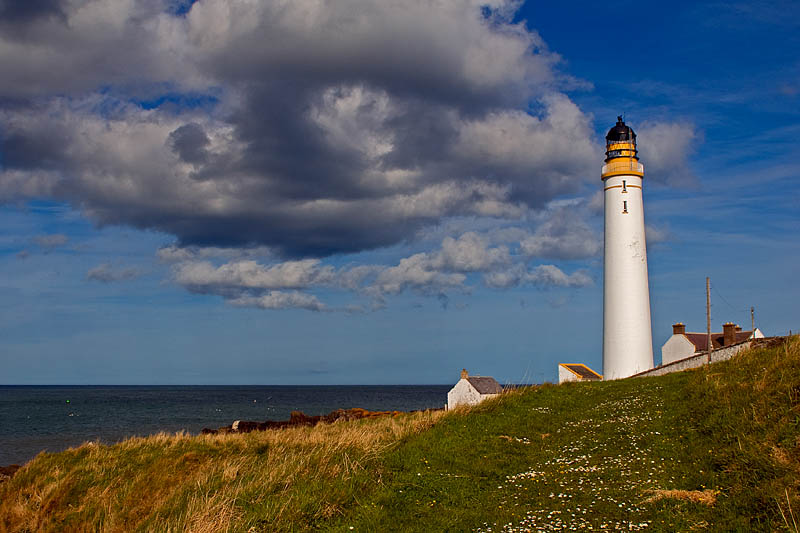 Scurdie Ness Lighthouse.