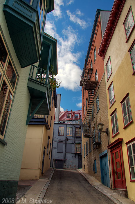 Quebec City Streets, HDR