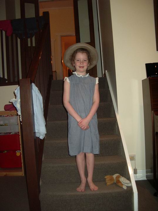 015 Old fashioned clothes day at school.JPG
