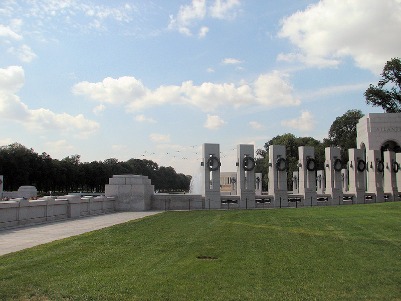 Canada Geese at WWII Memorial