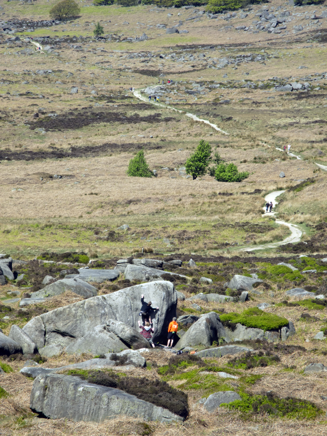 Burbage bouldering