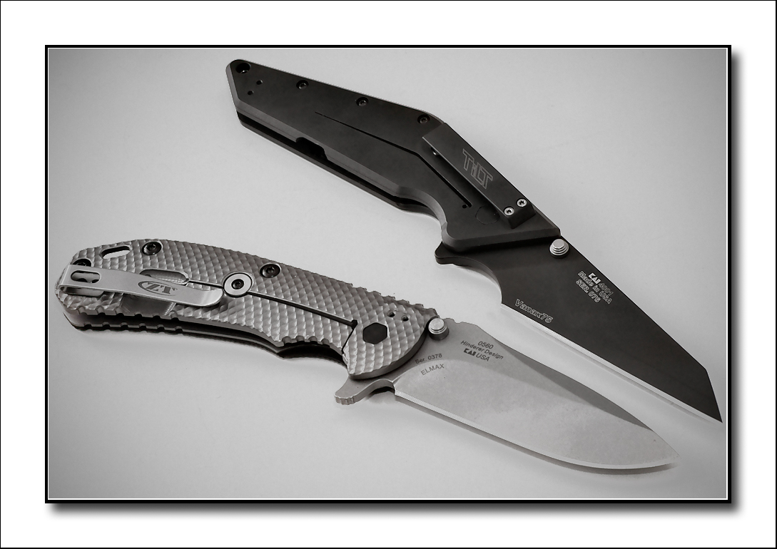 Zero Tolerance 0560 - Rick Hinderer Design and Kershaw Tilt 4000