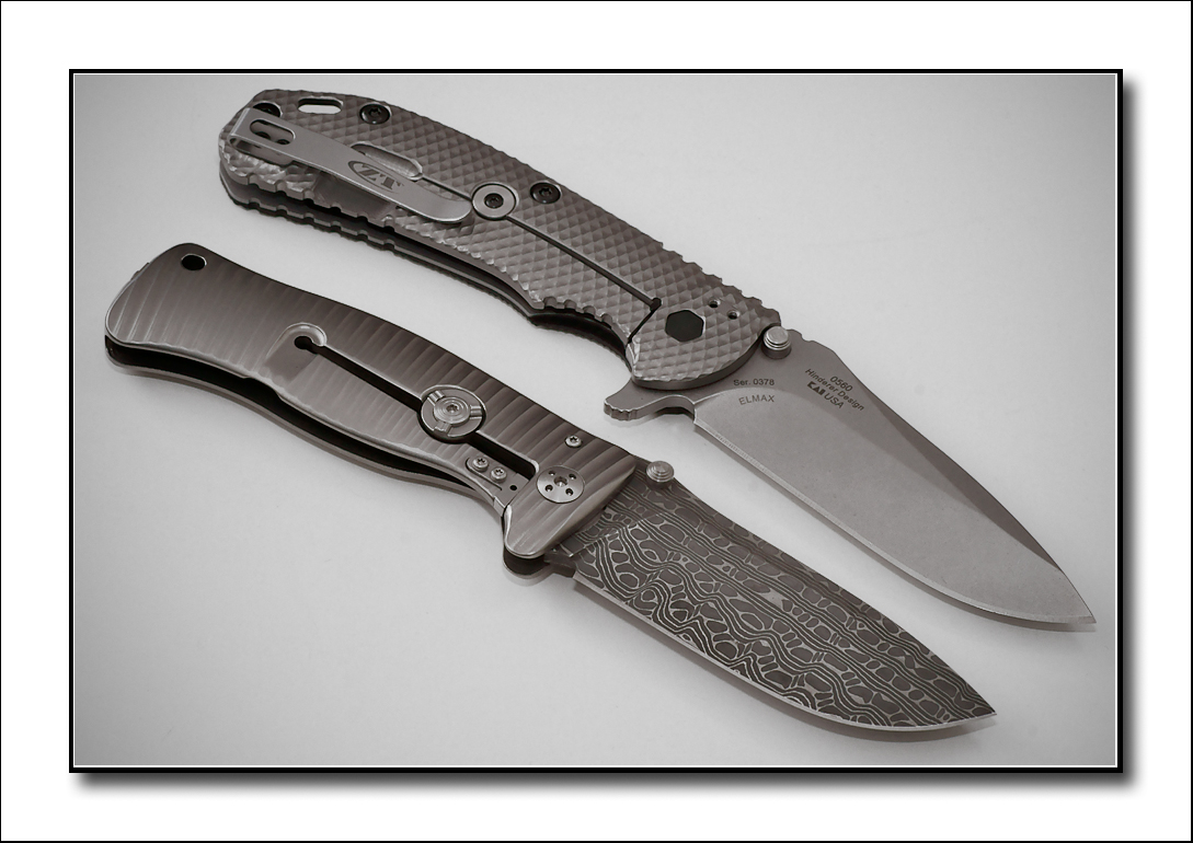 Zero Tolerance 0560 - Rick Hinderer Design and Lion Steel SR-1 Titanium