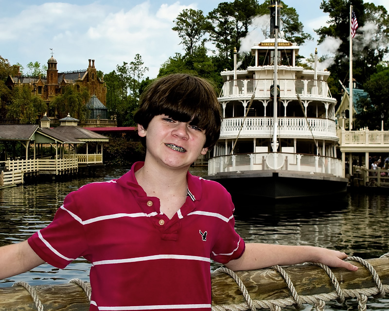 Spencer at Disney World