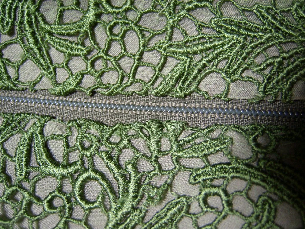 Zipper close-up