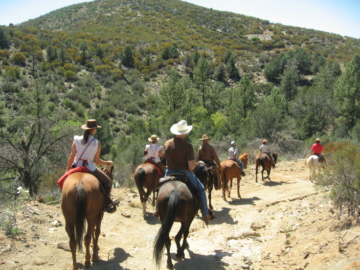 Headed towards the mine