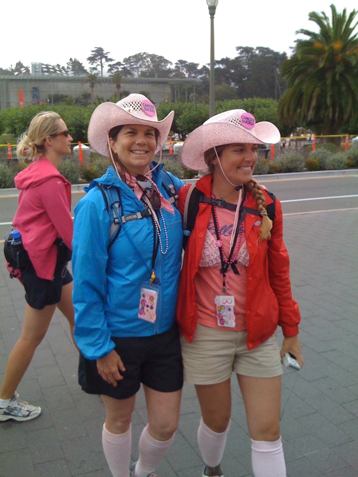 Walking through golden gate park