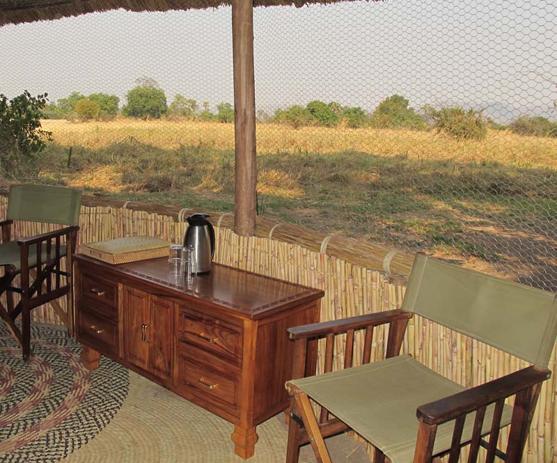 View from our boma, Kuyenda