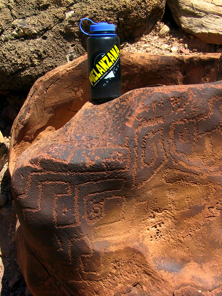 Petroglyphs Just Above Tanner Rapids, Mile 69