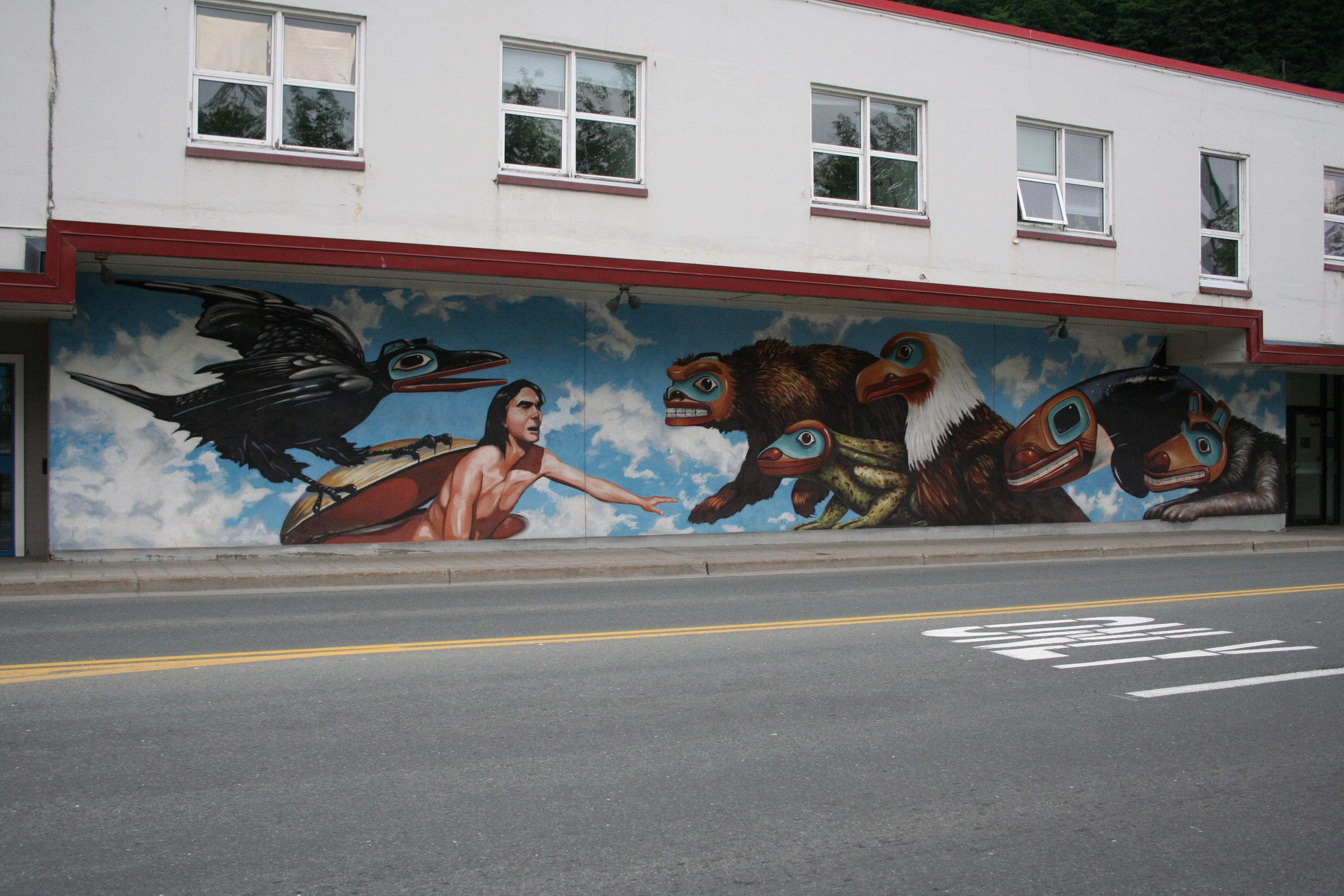  Juneau City Hall - the first of many murals