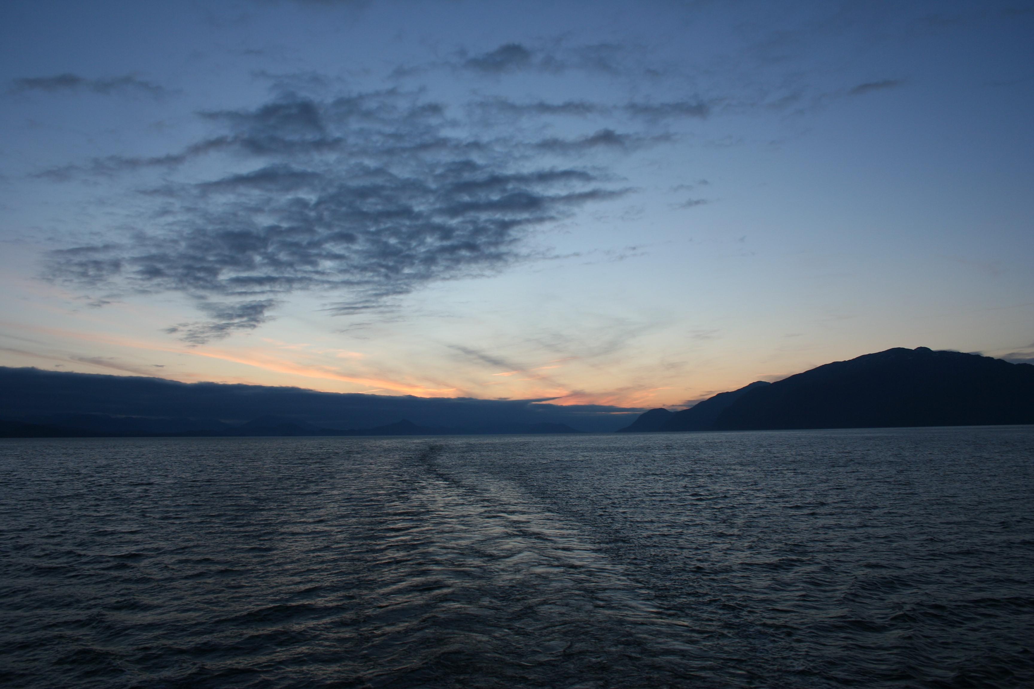 My 1st Alaska Sunset, 10:40 PM