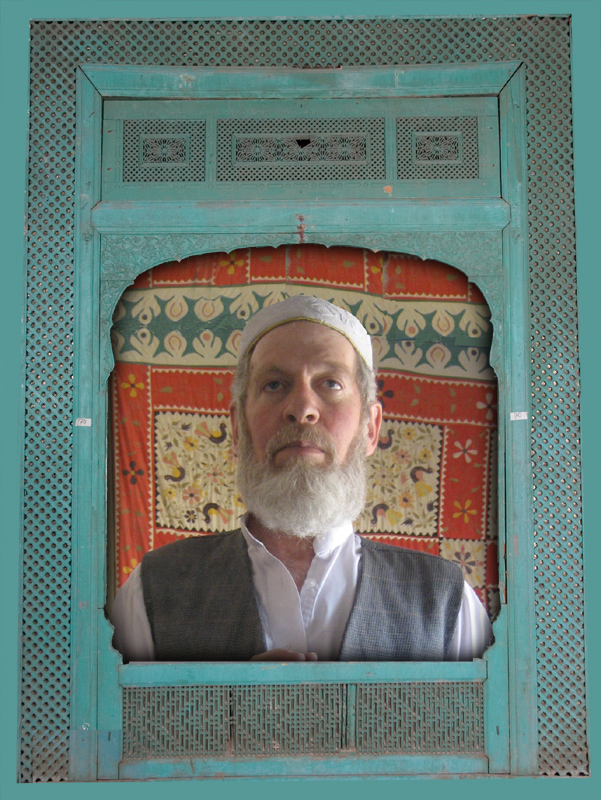 Peshawar Baba gazing out Gandhara window