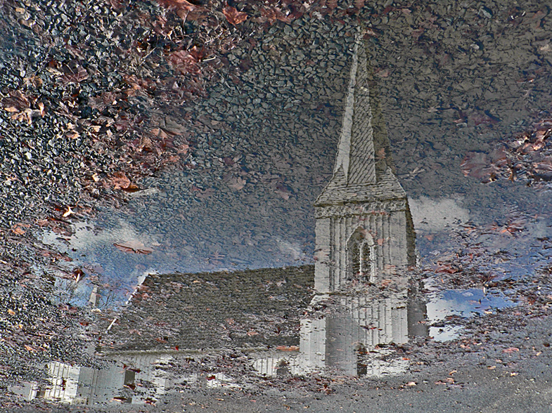 Old Church (inverted image)
