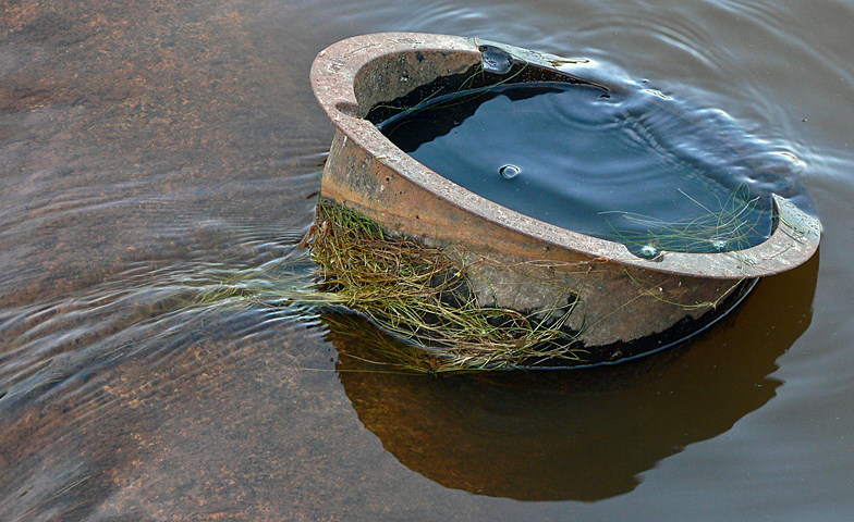 Caught on the Dam by Stan Pepka