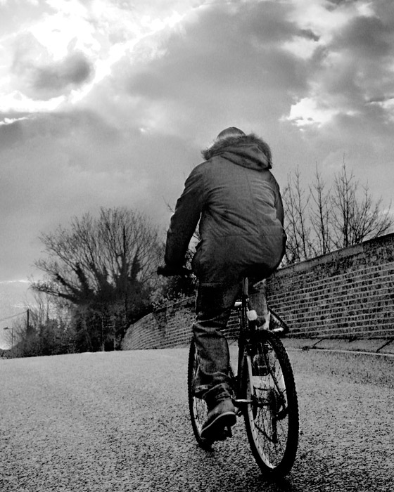 Bike over Bridge<br>by Glyn