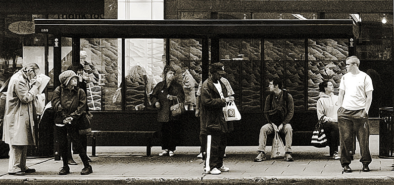 Sixth Place<br>Next bus...<br> by Ray Johnson