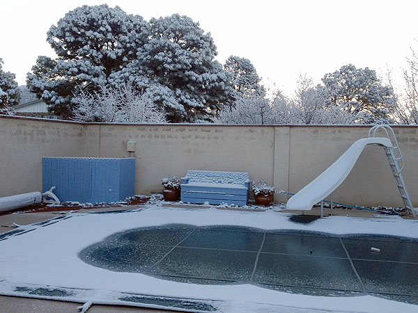 Morning snow