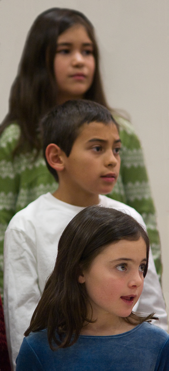 childrens chorus trio