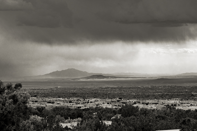 storm on the western horizon
