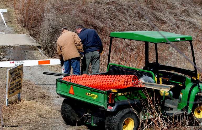 Installing the fence