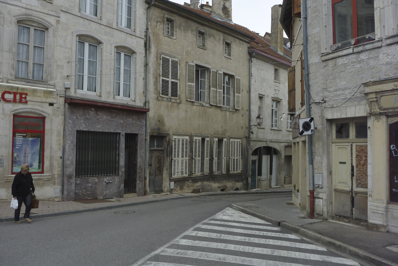 The old town in Neufchteau - delapidation