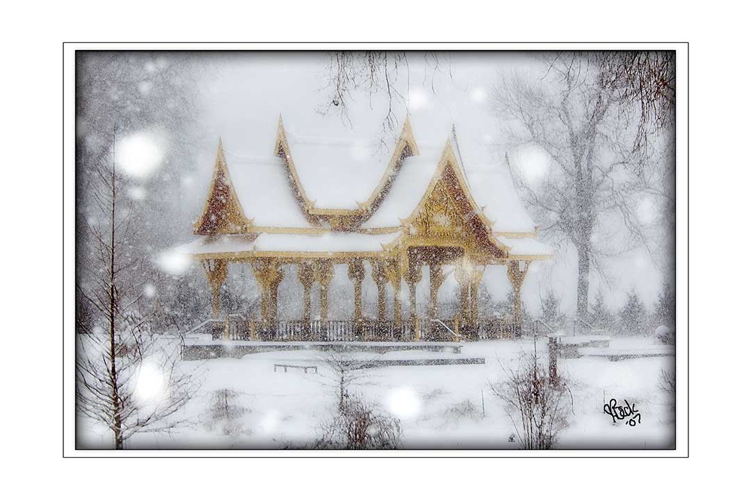Snow Storm at the Thai Pavilion