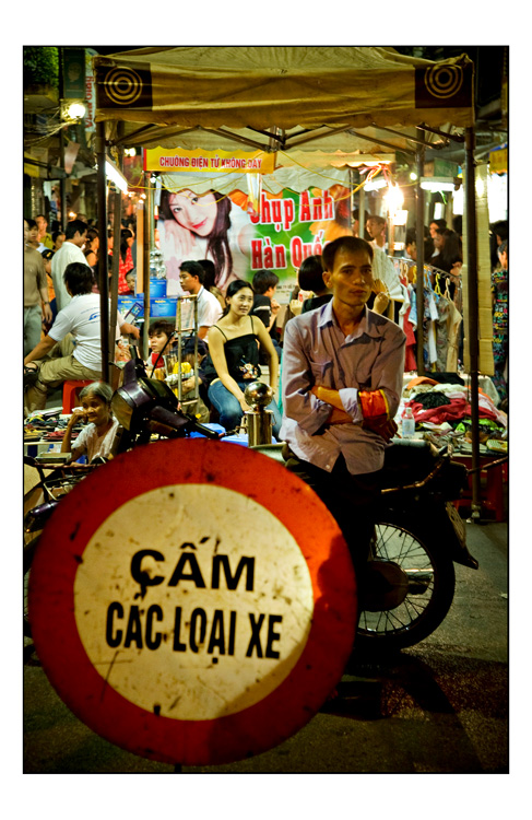 Night market in Hanoi