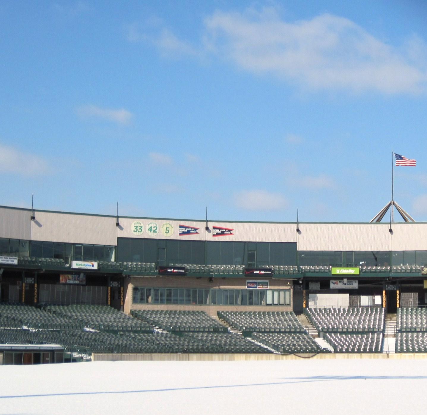 Winter Day at the Stadium