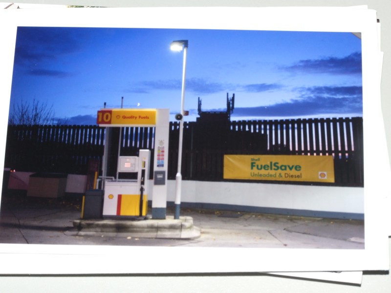 Postcard: Petrol Station