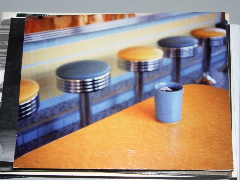 Postcard: Blue Tea